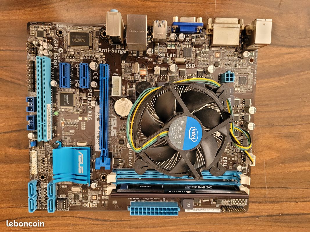 Carte mère ASUS P8H61-M LE/USB3 Intel Core i5-2300 Ventirad