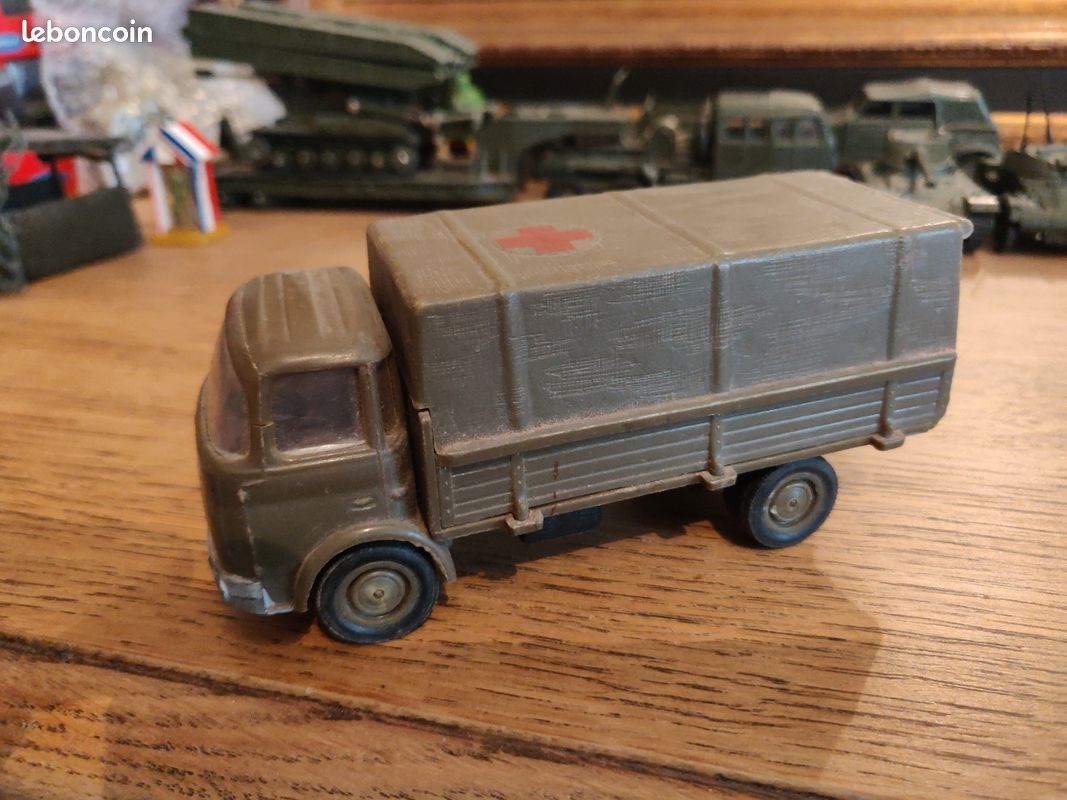 Jouet Ancien Camion Militaire Minialuxe Berliet Gak 1/43 France – Collection