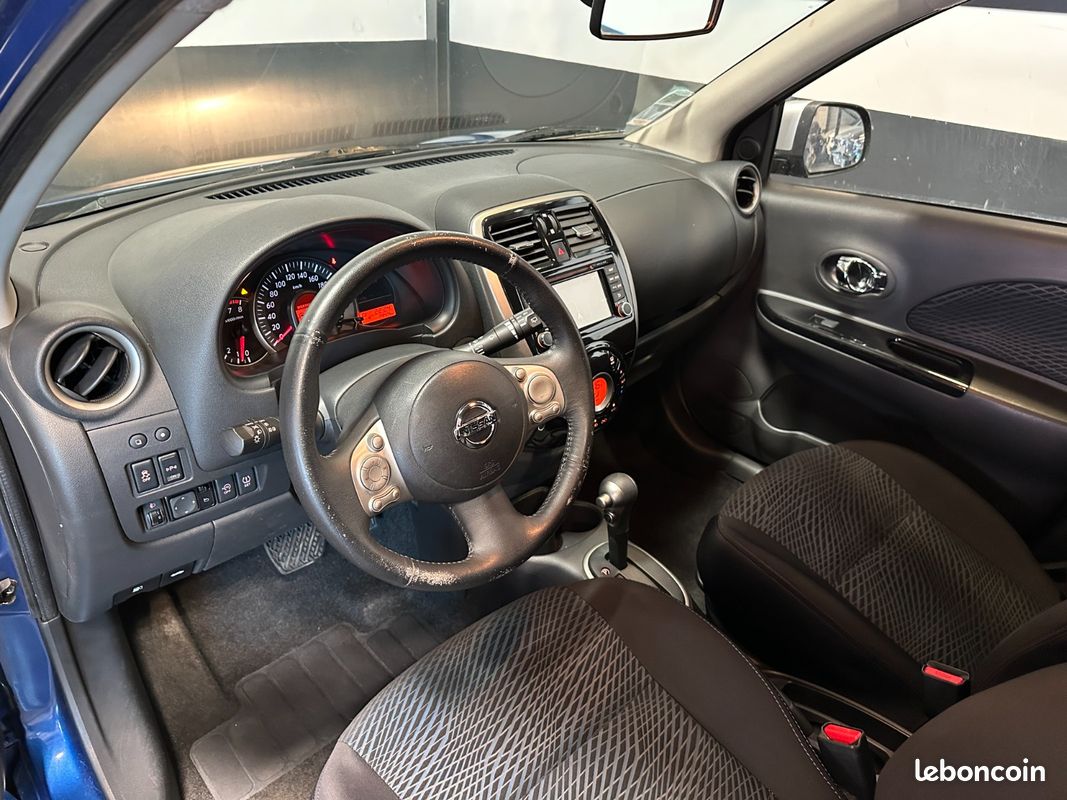 NISSAN MICRA DIG-S 98 CVT - BOITE AUTOMATIQUE - ecran tactile - clim - radar de recul - usb - bluetooth (image 5)