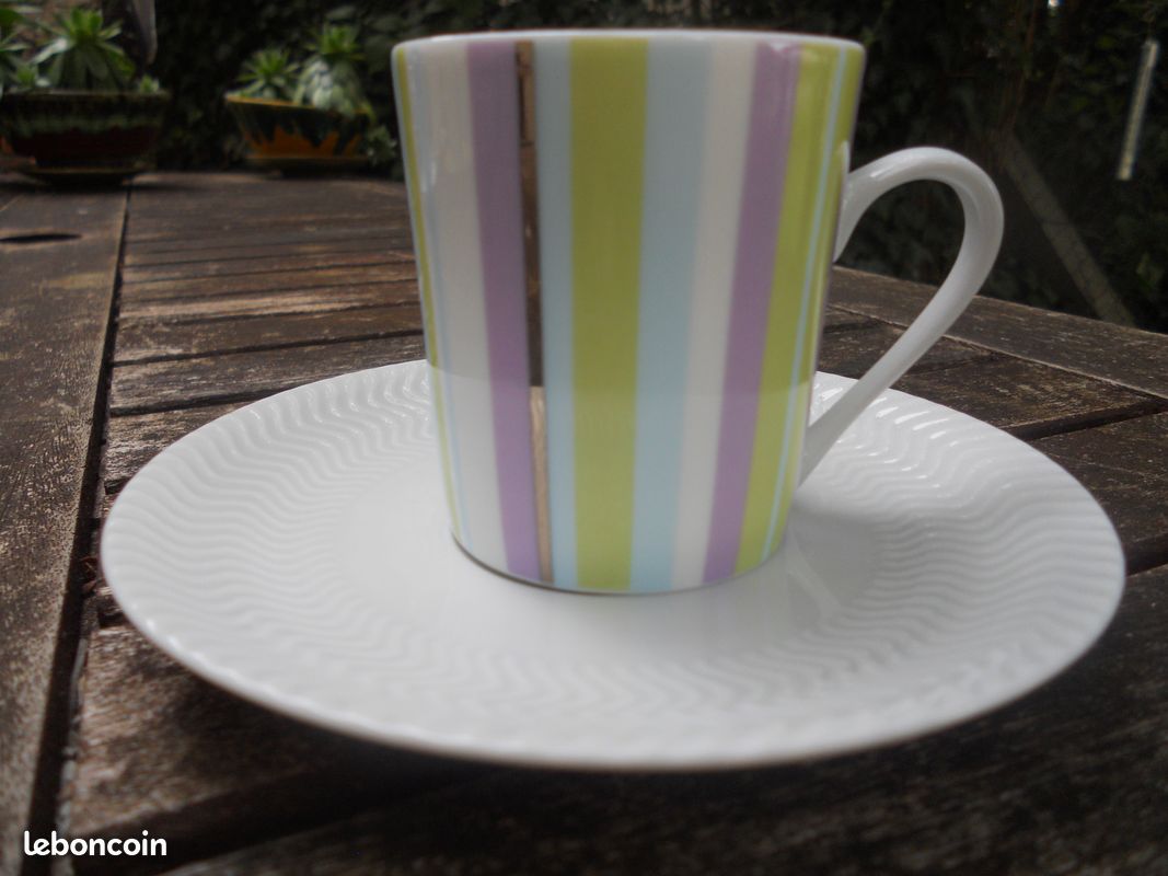 Tasses à café en porcelaine PHILIPPE DESHOULIERS et SOLOGNE (image 6)