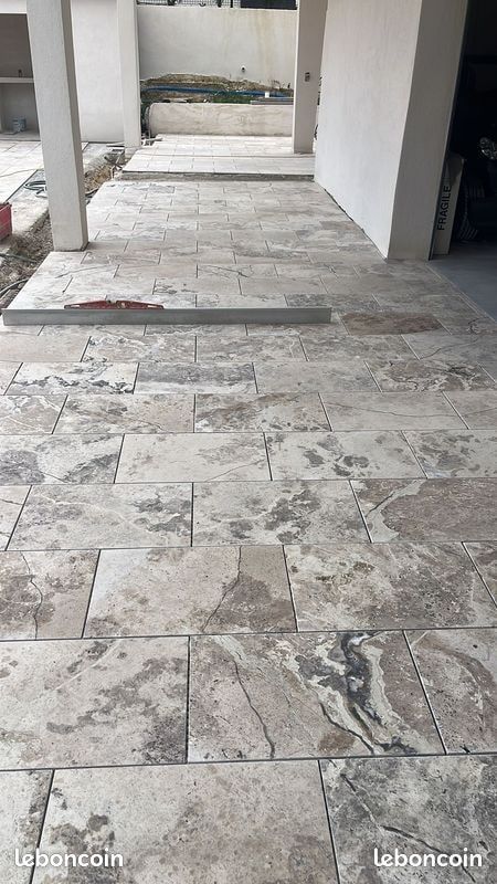 Travertin Silver Cendré – QUALITÉ PREMIUM MONDIAL MARBRE⁮⁠​⁬‍‍⁫​⁠⁬⁯⁬⁮⁪⁫ (image 4)