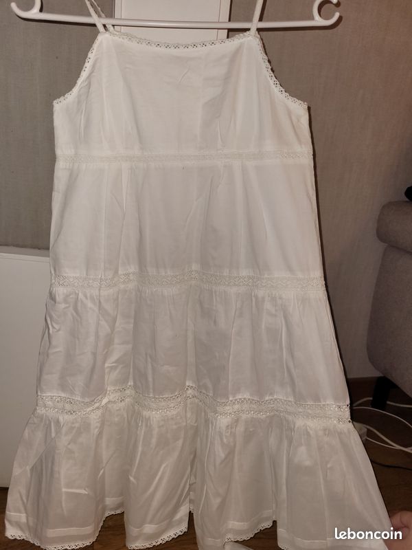 Lot de 2 robes blanches 10 ans (image 9)