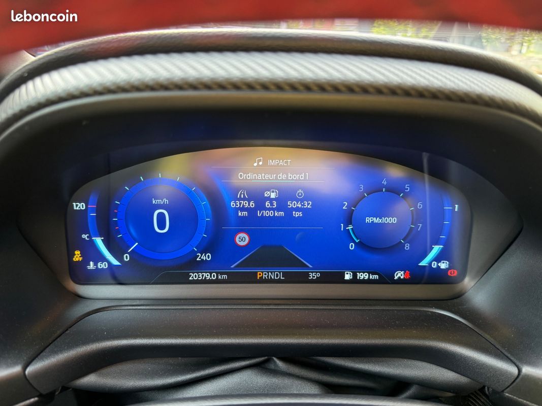 Ford puma 1.0 ecoboost 125 hybrid mhev st-line x dct bva- toit ouvrant- car play- garantie (image 24)