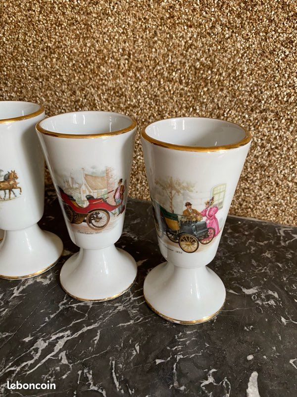 5 mazagrans en porcelaine (image 1)