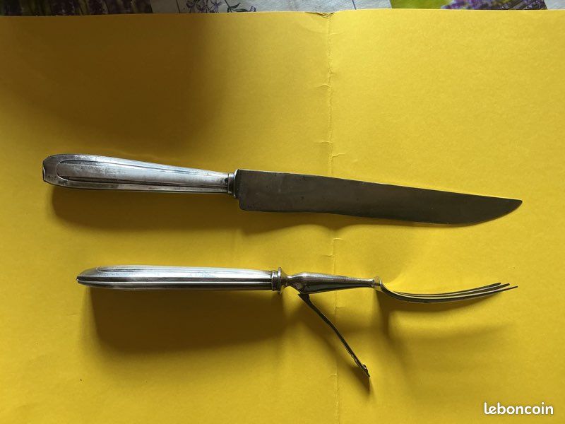 Service à Découper le Gigot - Argent 800 - France