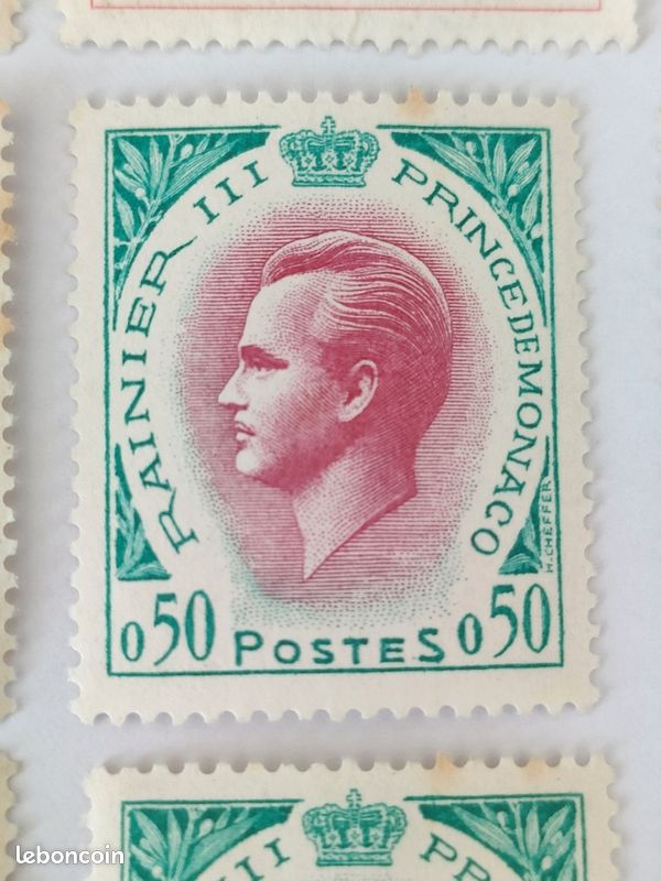 Timbre Monaco 1983 Prince Rainier III - N°1586-1587, Neuf Avec Gomme Originale, Collection Philatélique