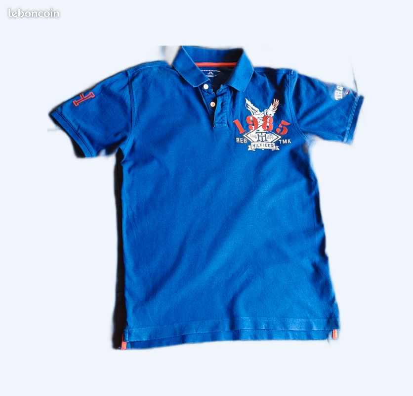 Tommy Hilfiger polo manches courtes garçon 12 à 14 ans (image 1)