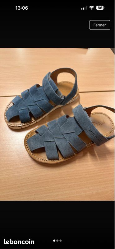 Sandales Pom d’Api taille 33 (image 1)