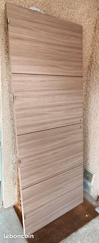 Porte bois moderne 83 (image 1)
