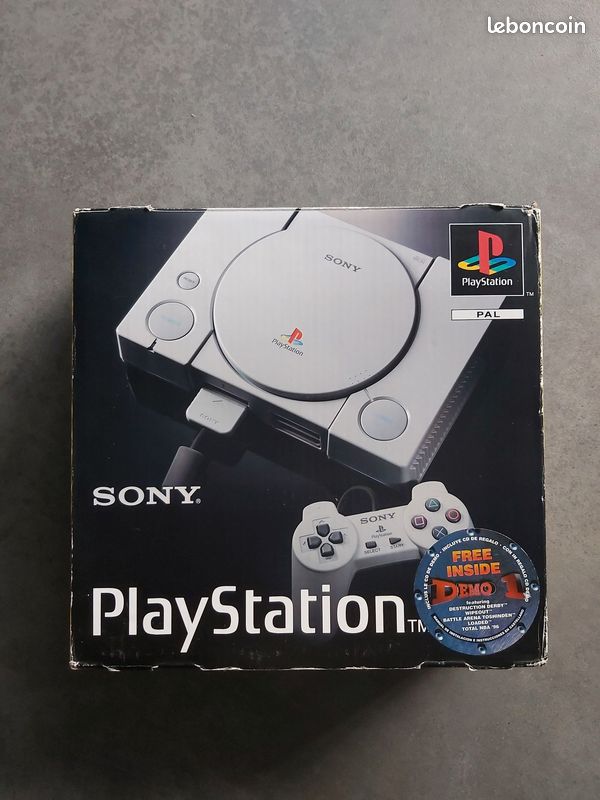 Console Sony PlayStation 1 SCPH-1002 PAL - Rare, Dans Sa Boîte, Numéros Correspondants