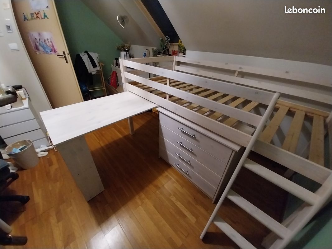 Vds lit mi-hauteur 1pers (image 4)