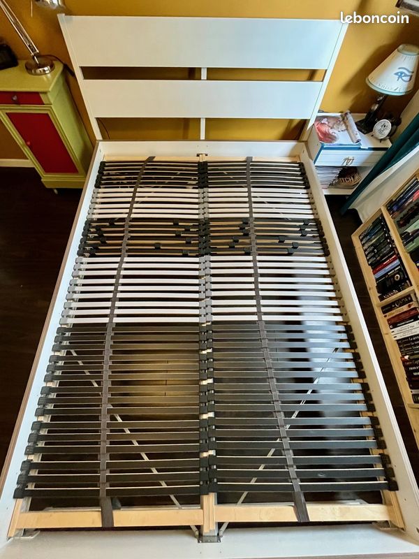 Lit + sommier 140x200 IKEA (image 5)