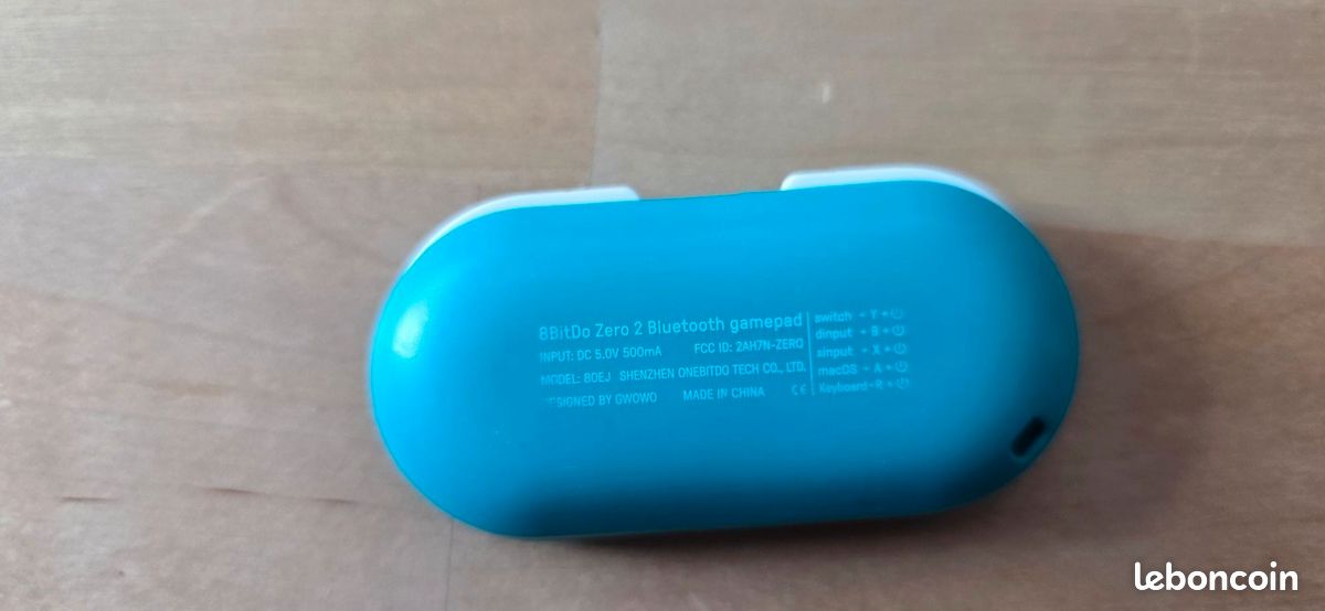 Mini Gamepad / Manette 8Bitdo Zero 2 Bluetooth (image 2)