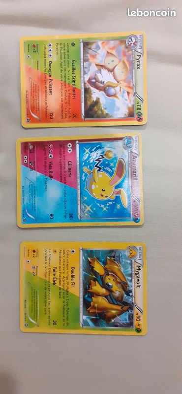 Lot de 5 cartes Pokemon (image 2)