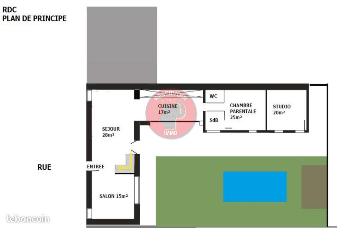 Maison 6 pièces 102 m² — 3