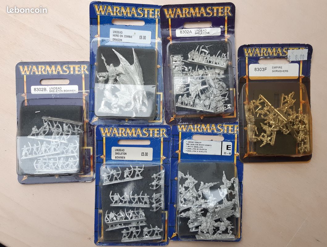 Lot 1 warmaster mort vivants/empire (image 1)