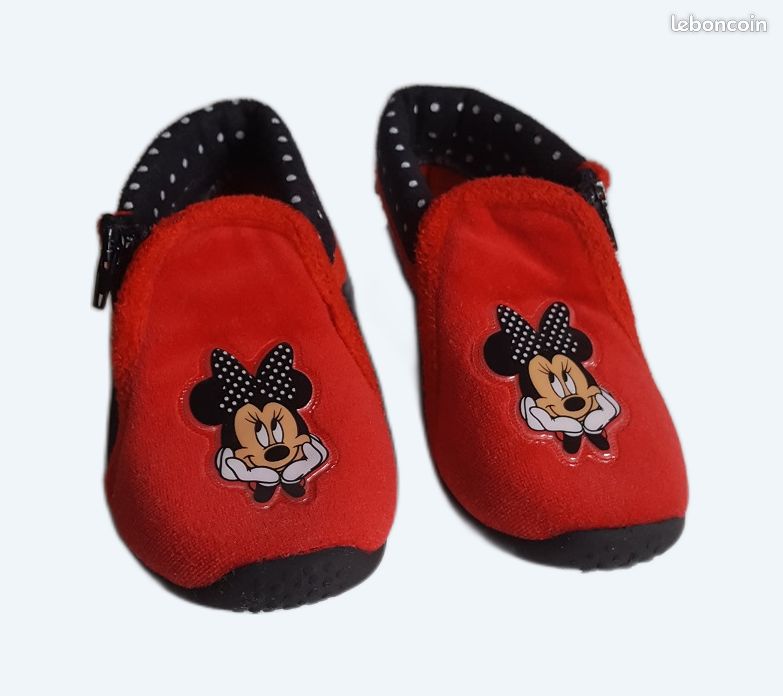 Pantoufles Minnie Chausson Minnie Chaussure Enfant Minnie