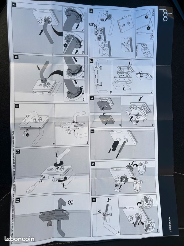 Serrure porte en verre (image 3)