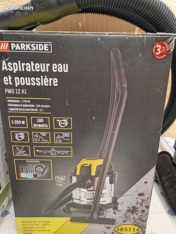 Aspirateur eau et poussière (lidl) Électroménager