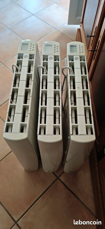 3 radiateurs cayenne à inertie sèche 1000w (image 1)