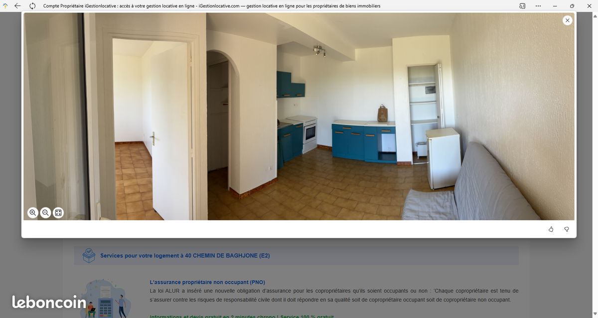Appartement 2 pièces 40 m² · à Aléria · 40 m² · 500 €/mois
