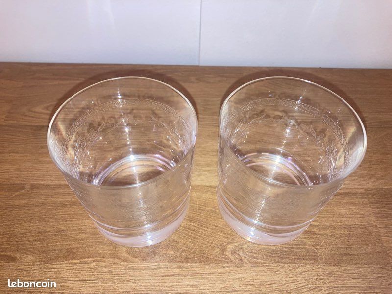 6 Verres à eau, jus de fruits, ou autres