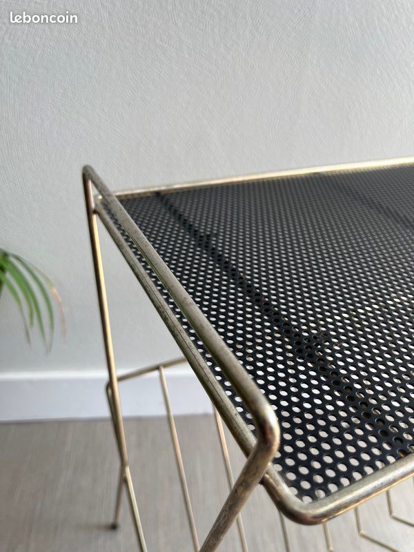 Sellette dorée / bout de canapé/ Table d’appoint vintage (image 6)
