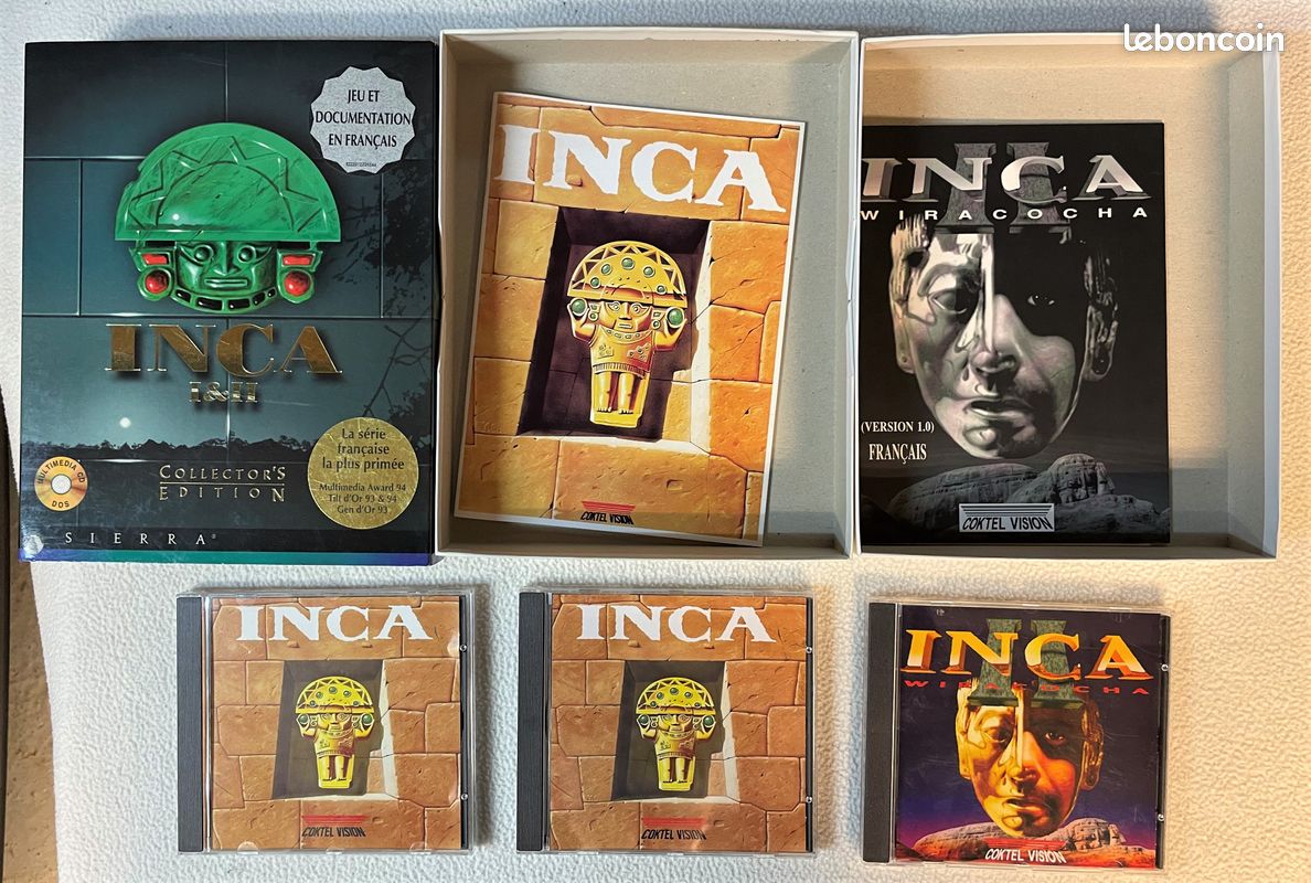 Jeu INCA 1 & 2 de 1993 complet (image 2)