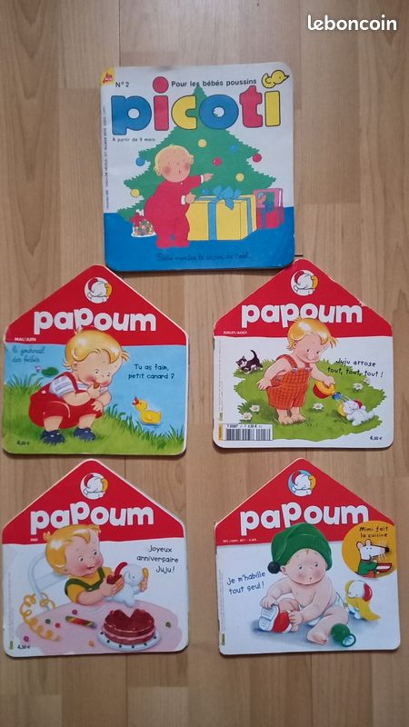 Papoum. Picoti. Lot de 5 numéros. Livres pour tout-petits (image 2)