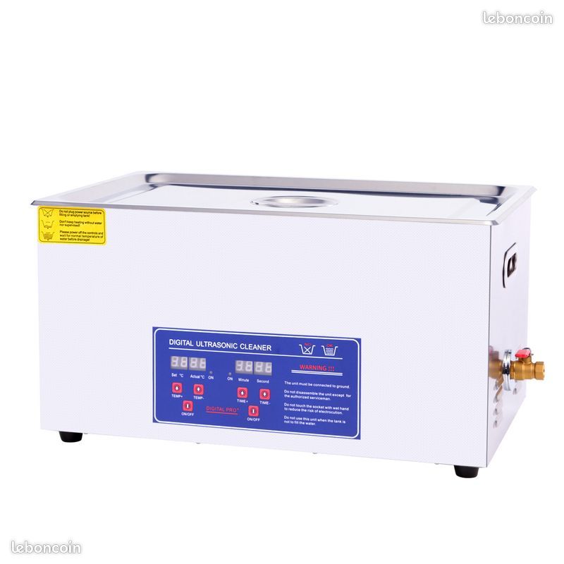 Déstockage - Bac ultrason 22 litres - numérique, Livraison offerte - nettoyage pièce mécanique (image 3)