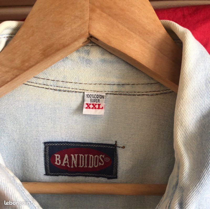 Chemise jean Bandidos (image 5)