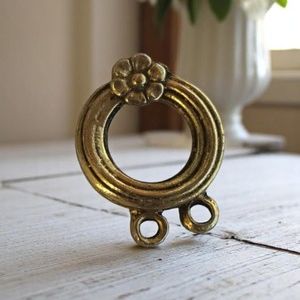 Pendentif Vintage Métal Années 50 - Bijouterie Deadstock - Occasion