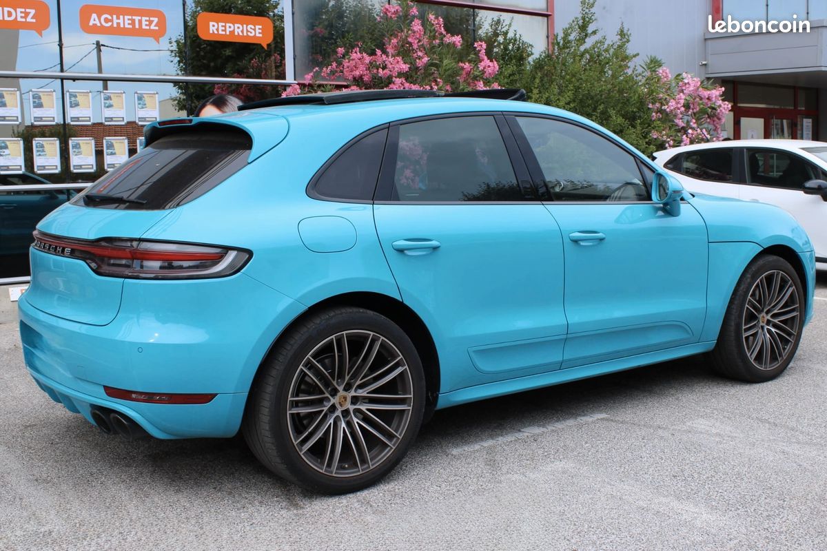 Porsche macan s-3.0l 355ch pdk-toit ouvr-sièg elect 18 reglg-jantes 911 / 21"-suspens pasm-phare pdls-orig france (image 2)