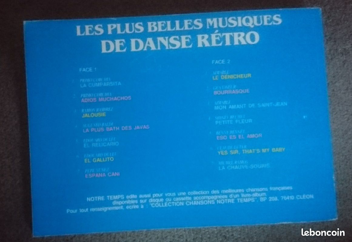Recueil "Les plus belles musiques de danse rétro" (image 2)