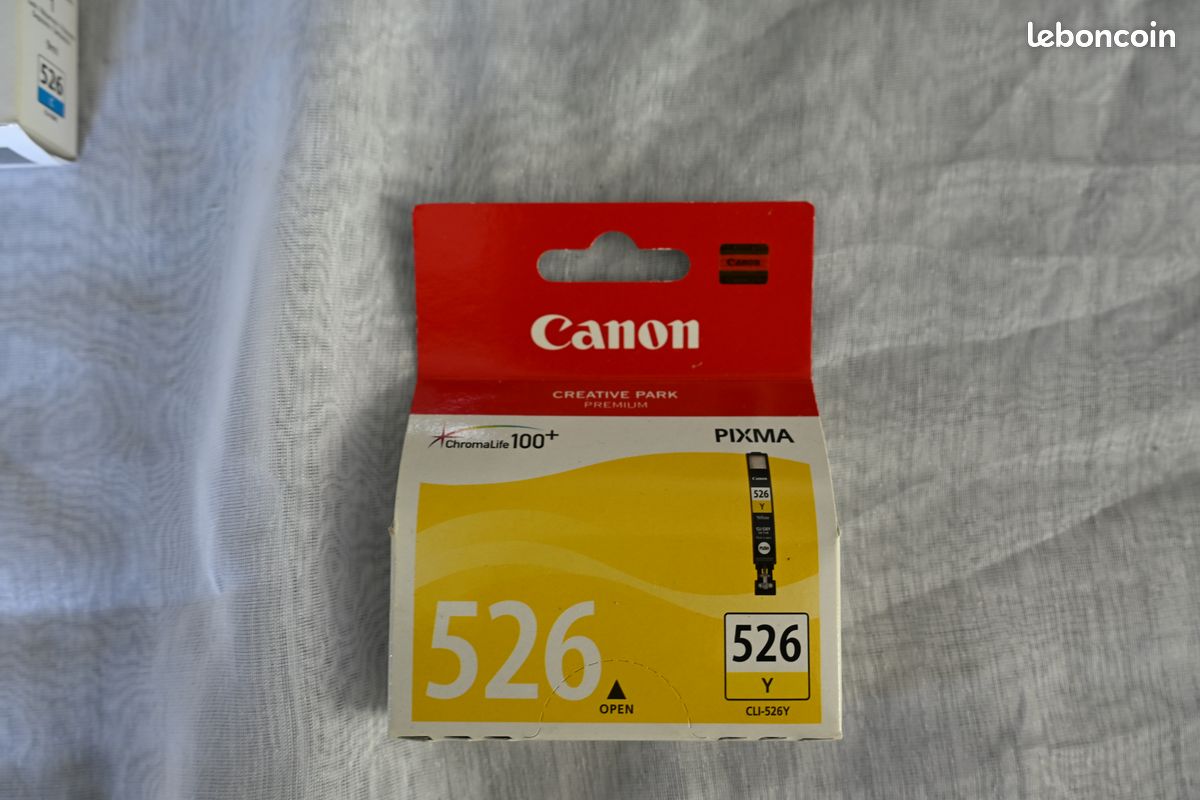 Lot De 4 Cartouches D'encre Jaune Compatibles Canon - Réf. CLI-526Y - 10.5 Ml - Pour PIXMA Série