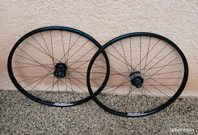 Paire De Moyeux Vélo Course 36 Trous Sachs - Avant Et Arrière - Vintage - Occasion Bon État