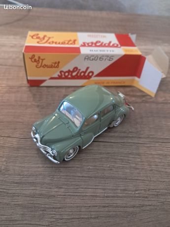 Renault 4CV Alsacienne 1950 - Solido 1/18, Collection Miniature, état Neuf