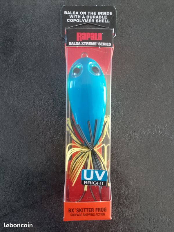 Leurre De Surface Rapala Skitter Pop 5cm – Grenouille (frog), Neuf
