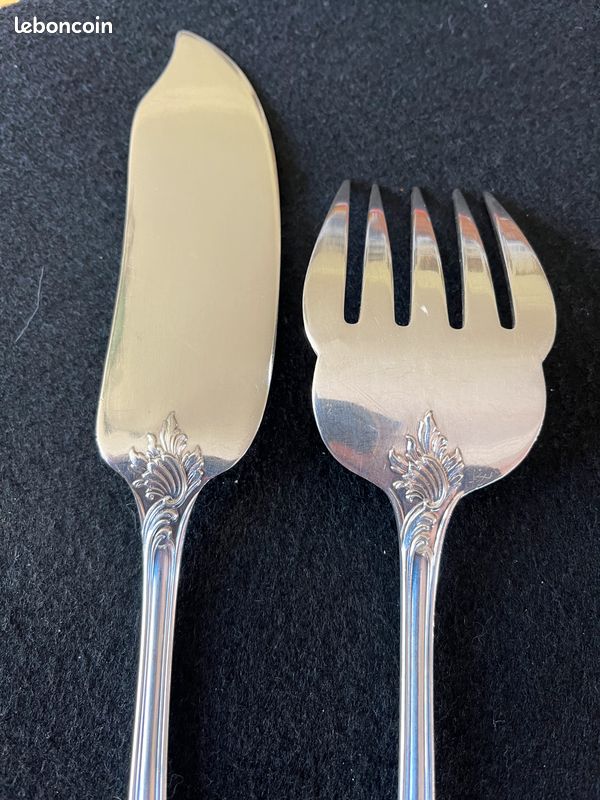Christofle - Service à poisson (2) - Marly - Plaqué(e) argent