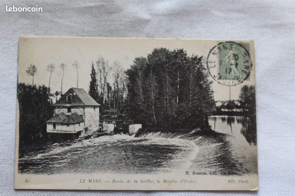 CPA 72 LE MANS LA LUNE A PONTLIEUE
