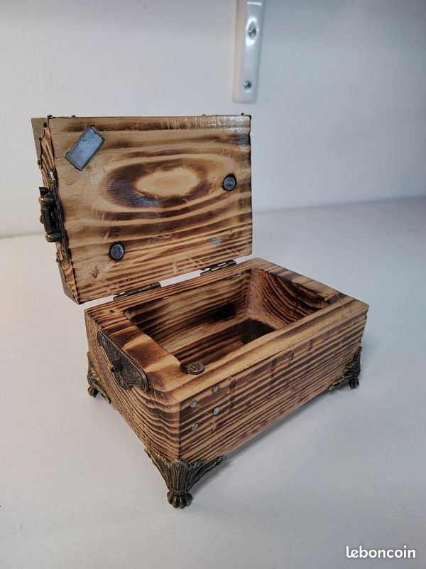 Boîte à Bijoux en bloc de palette (fait main) (image 4)