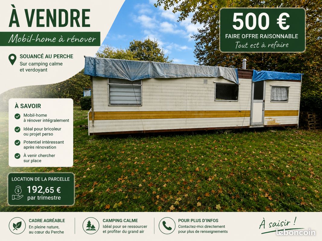 Mobil home a refaire (image 1)