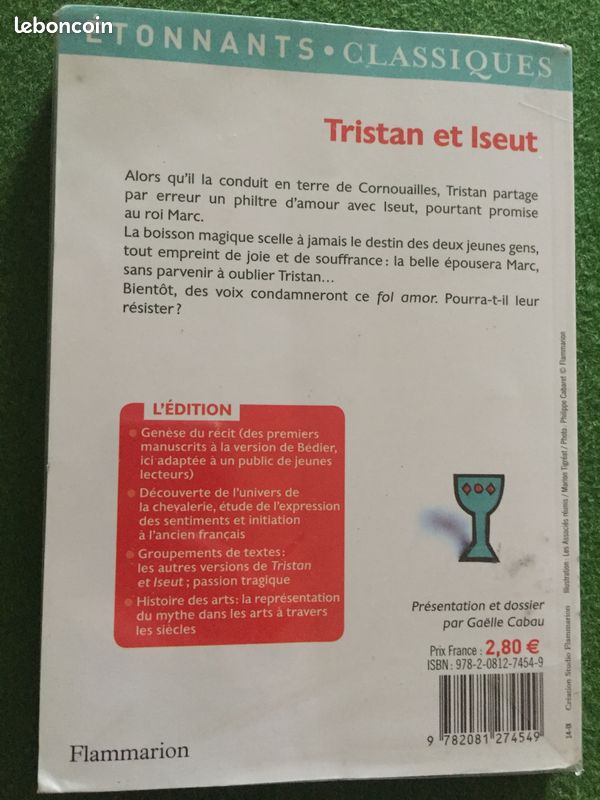 Livre Tristan et Iseut Etonnants classiques (image 2)