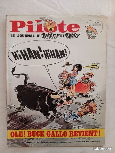 [journal] Pilote Le Journal d'Astérix et Obélix / N° 439 / 21 mars 1968 - Bon état (image 1)
