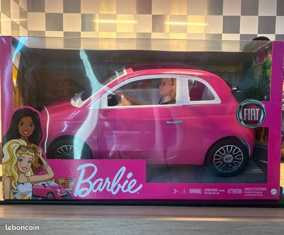 Fiat 500 So Pink. La série limitée aux couleurs de Barbie en vente sur  Leboncoin