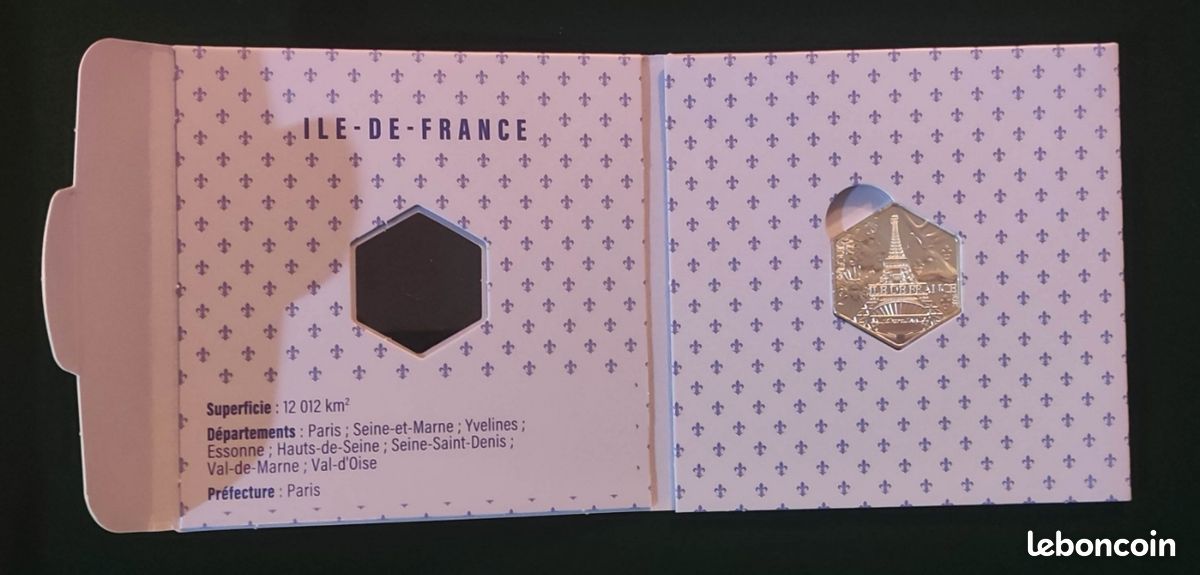 Pièce 10 EUROS Argent "Île de France" (image 6)