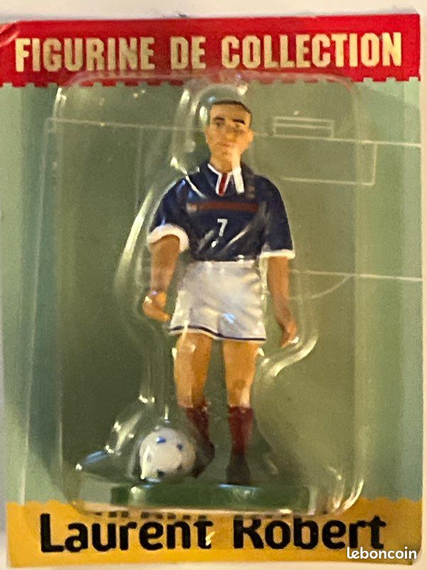 Figurine footballeur équipe de France Laurent Robert - Collection