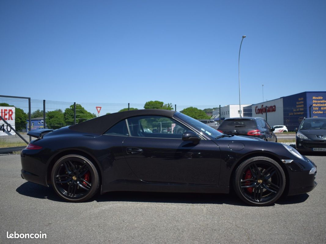 Porsche 911 carrera cabriolet 991 carrera s 3.8 400 cv / pack chrono / pasm / tableau bord cuir / suivi complet porsche (image 13)