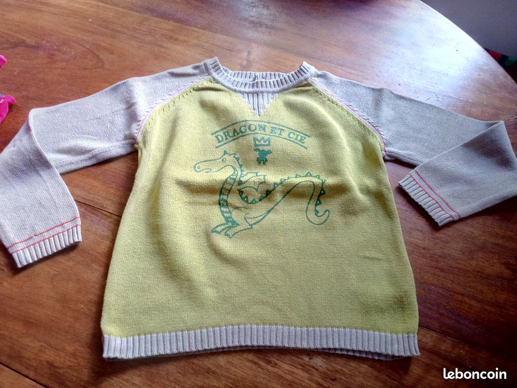 Pull coton LCDP 4 ans (image 1)