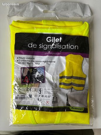 Reis KOS-5SE4XL Gilet De Signalisation Jaune Haute Visibilité Taille 4XL - Norme EN20471
